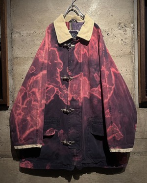 【Caka】“ESPRIT” Vintage Bleach Custom Cotton Canvas Fireman Jacket