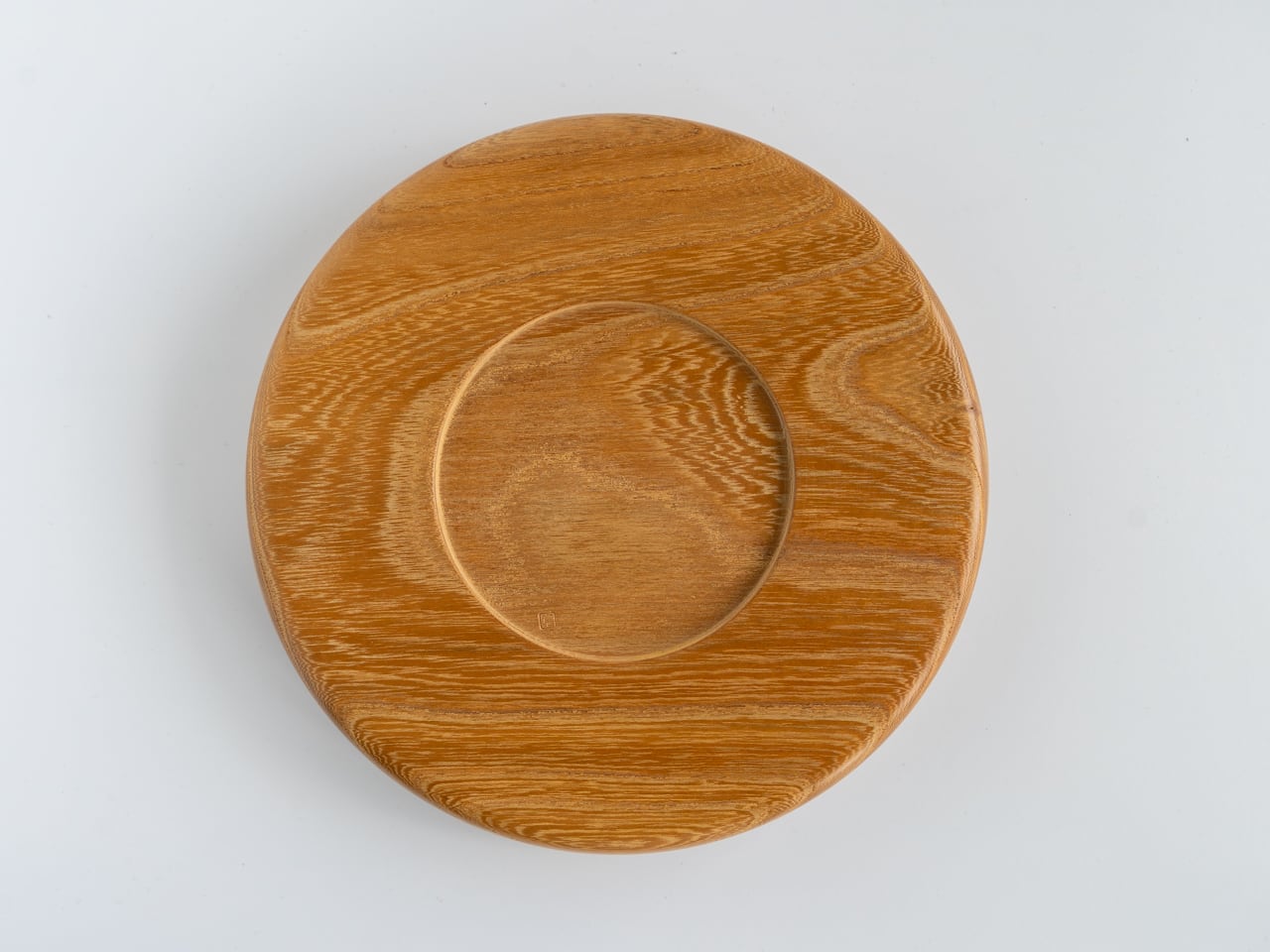 現品限り】 無塗装のお盆10 欅（けやき）2〜3人用 直径20cm