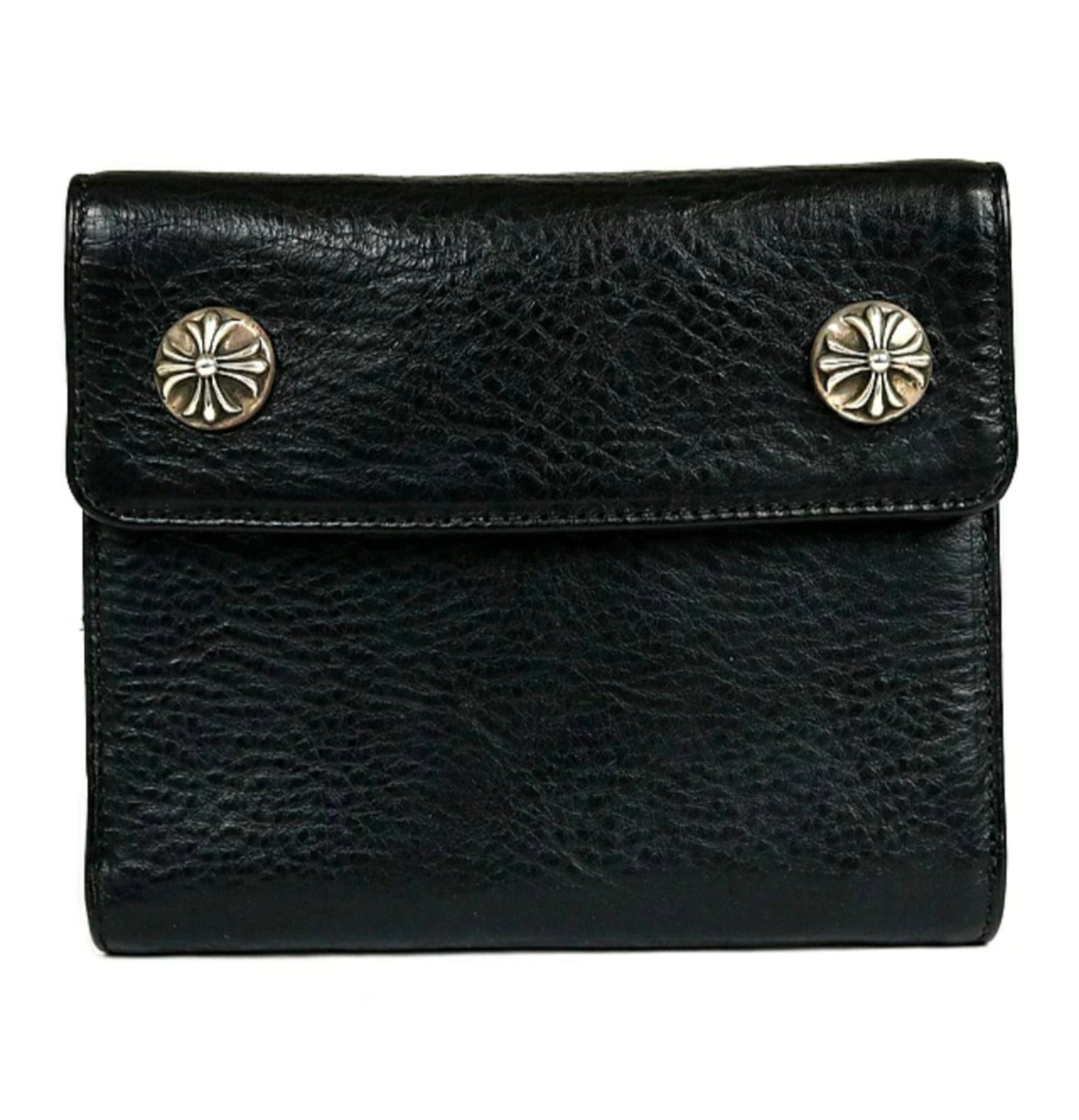 CHROME HEARTS クロムハーツ ビッグスプーン クロスボタン ウォレット