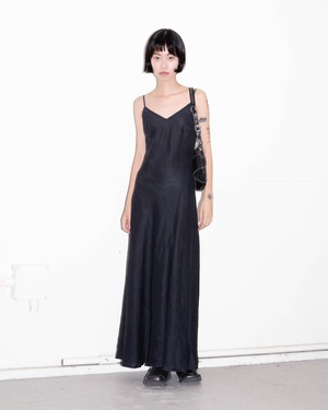 2000s linen camisole dress