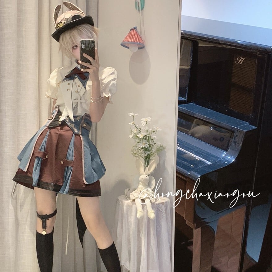 クラシカル 王子系 セットアップ 3点セット スチームパンク 少年装