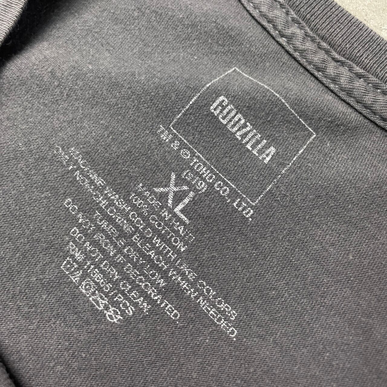 GODZILLA ゴジラ 初代 ムービー プリントTシャツ メンズXL 古着 特撮