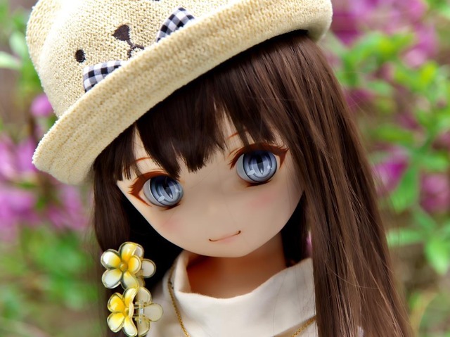 34mm レジンアイ　ケモノアイ　シルバーグレイ　輝くパールベース　#2k