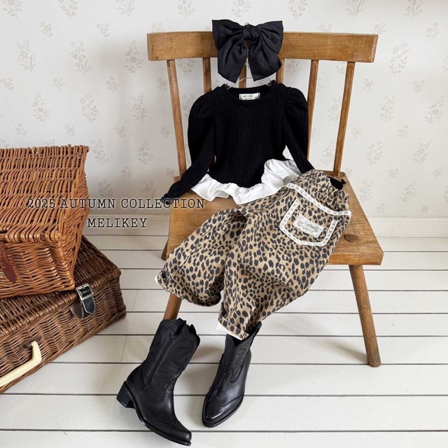 [即納XL]≪MELIKEY≫leopard pants 35