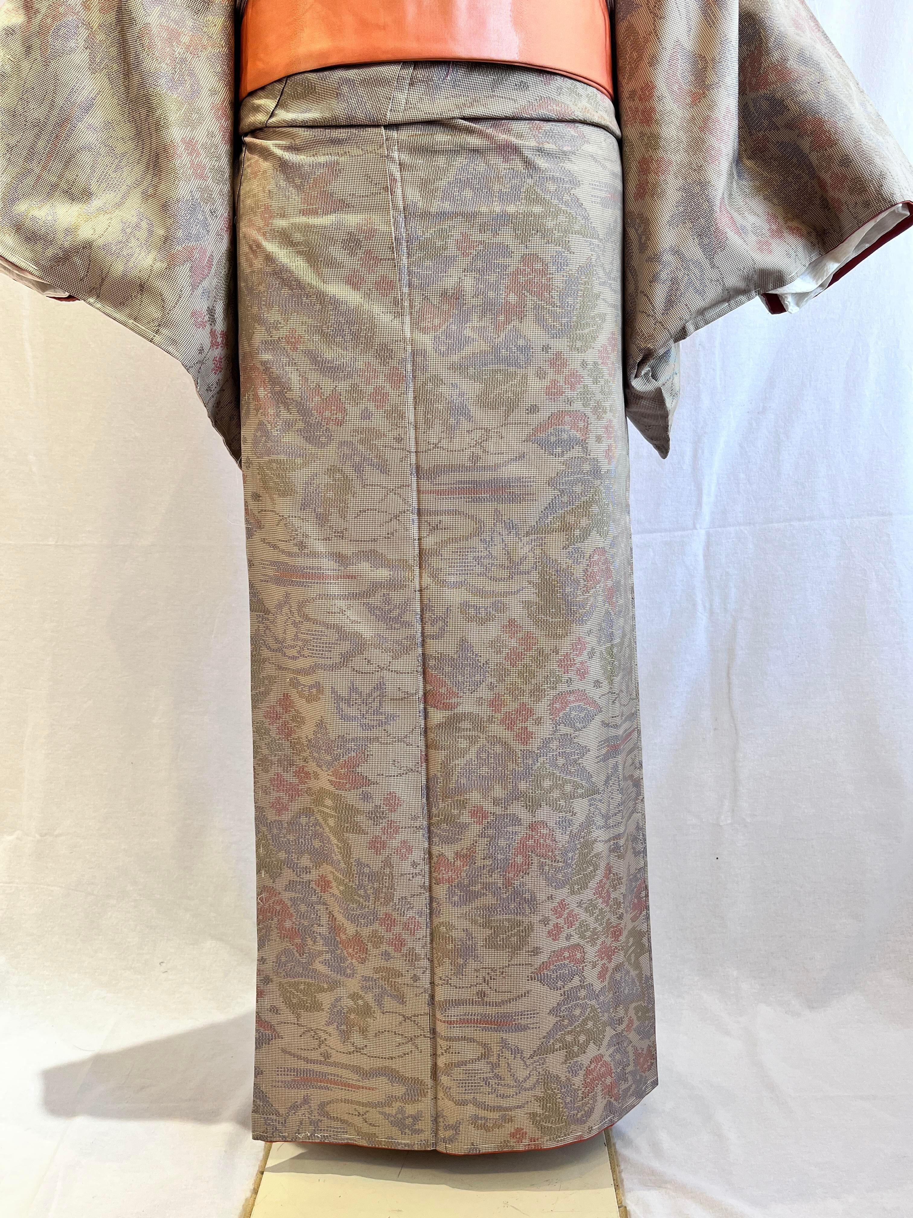 2202 大島紬 小紋 袷単品 Komon Kimono (lined kimono) | リサイクル着物ショップ La遇 Used Kimono  Shop Lagu powered by BASE