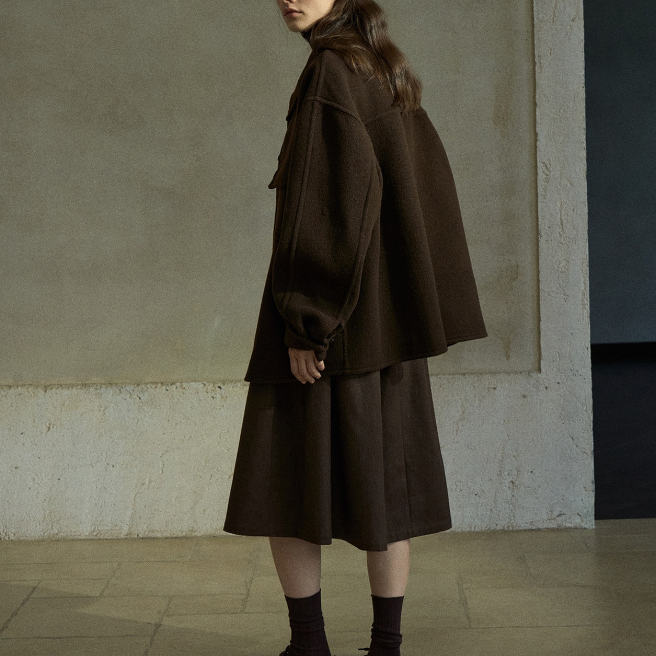 Oversized Wool Jacket T3680