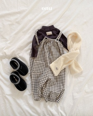 【予約/特典】ONU / Check shirring suspenders