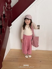 韓国子供服 / BANANA J / 26Autumn / エクルジョガーパンツ / 秋服 / キッズ *XS~JS*