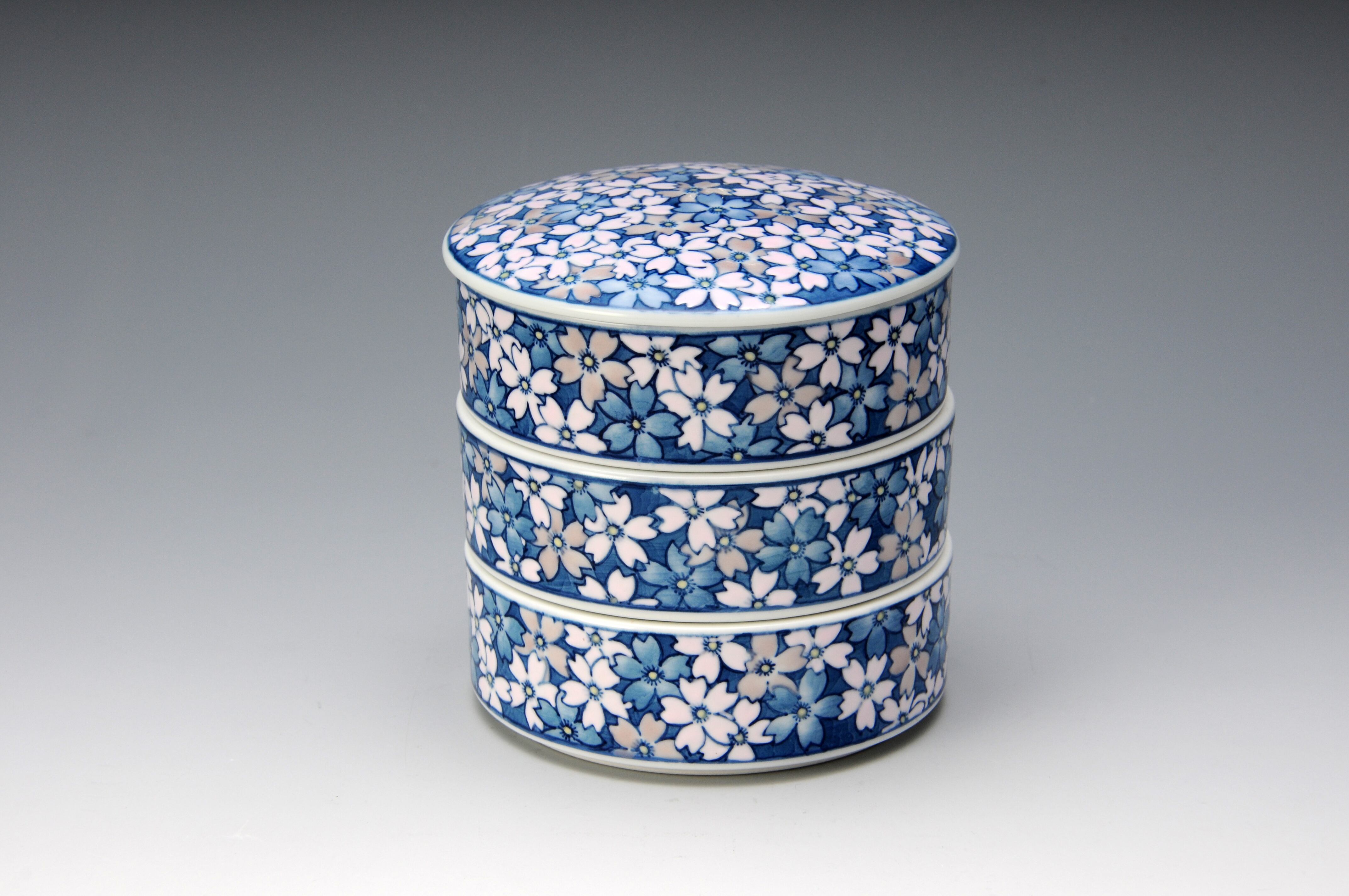 有田焼手描き・ 有田焼 貴祥窯 墨弾柘榴文四寸深皿 – 生活民芸 なかむた ~Japan