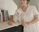即納【stroll】Rope Leash Slim (White)