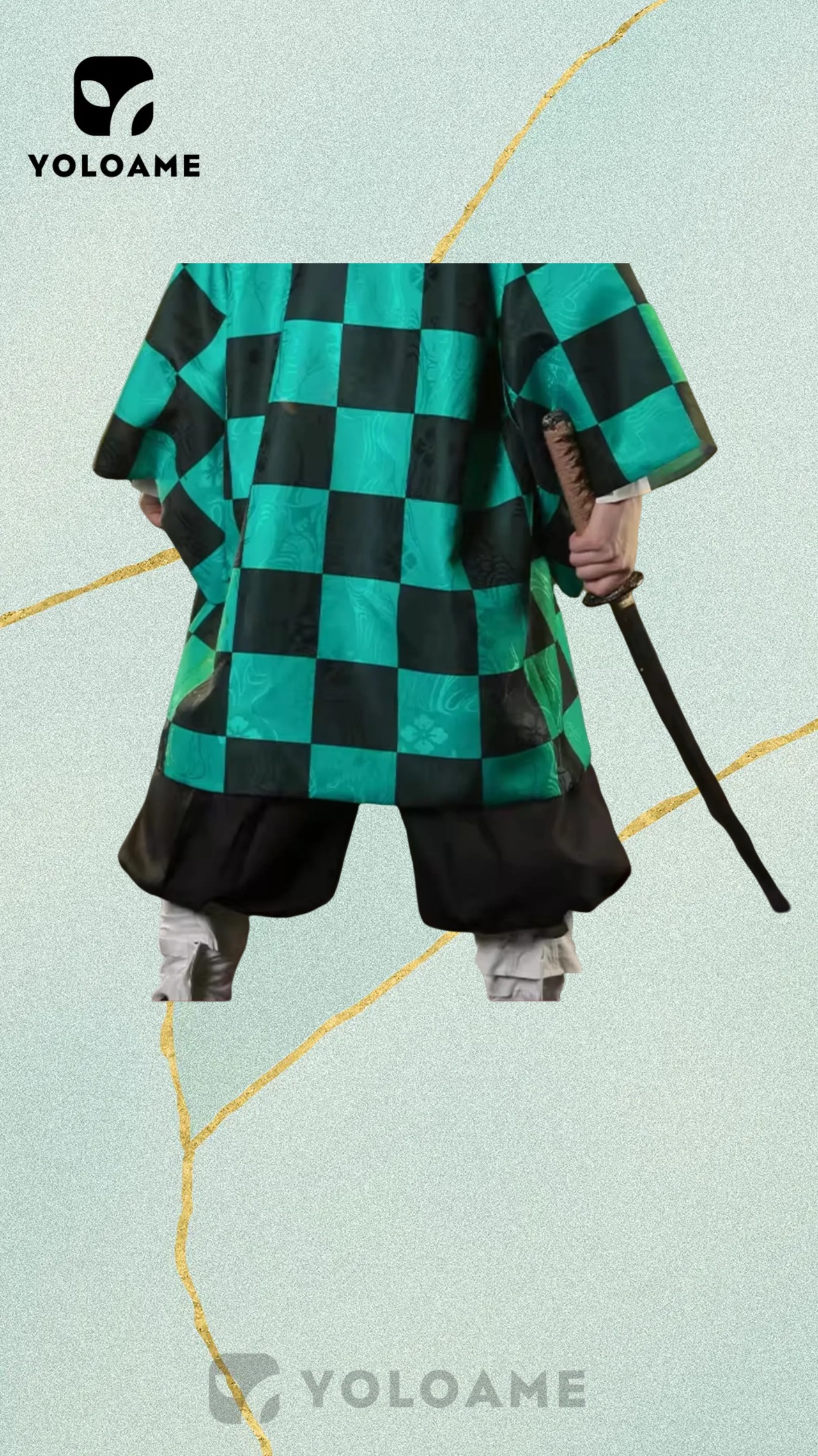 三分妄想 鬼滅の刃 かまど たんじろう 竈門 炭治郎コスプレ衣装