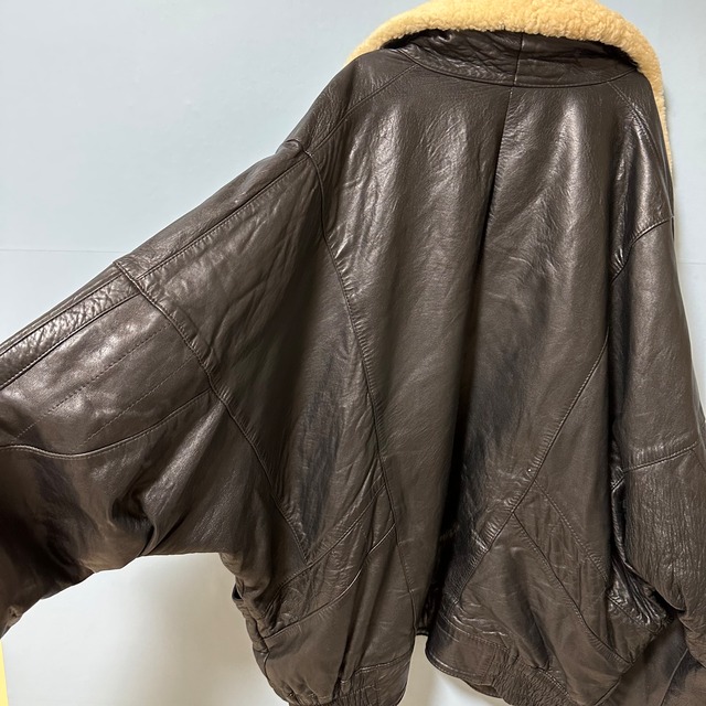 【WOMEN'S】vintage leather jacket