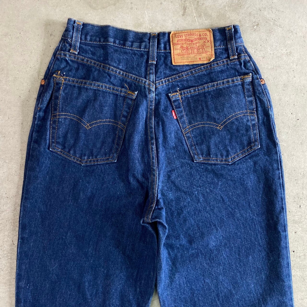 70年代 リーバイス Levi's 26505-0214 テーパードジーンズ デニムパンツ USA製 レディースS ヴィンテージ /eaa336780