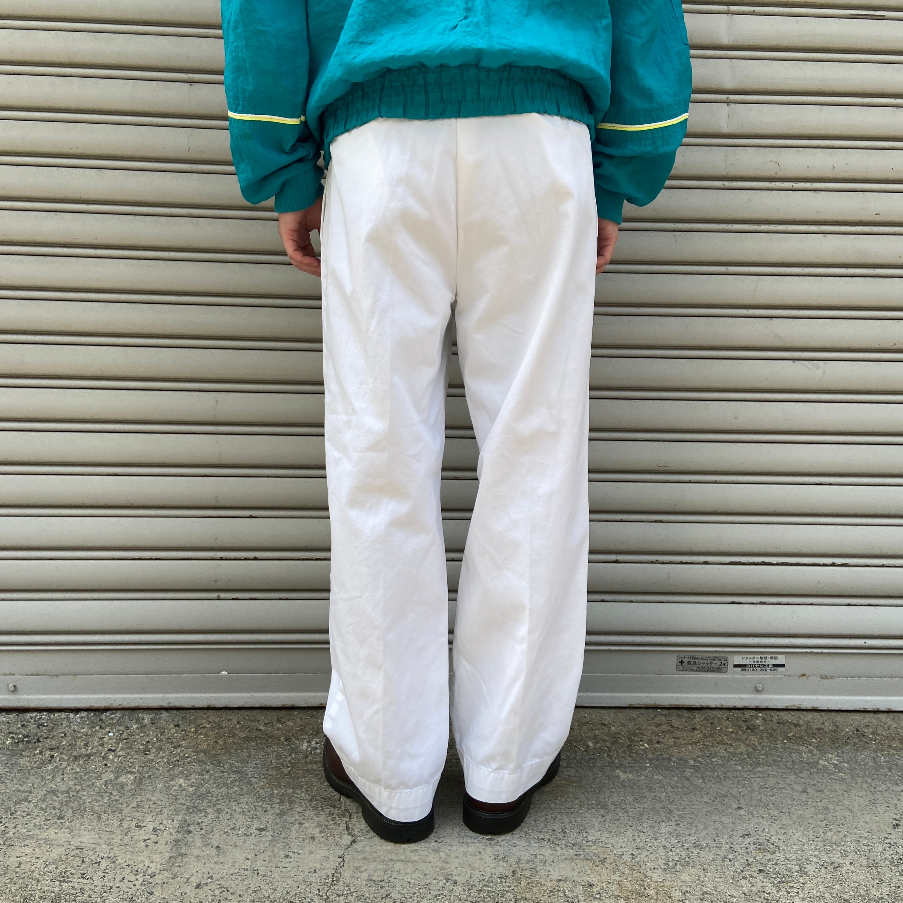 ラルフローレン ANDREW タックチノパンツ ホワイト W32 | 古着屋 Uan