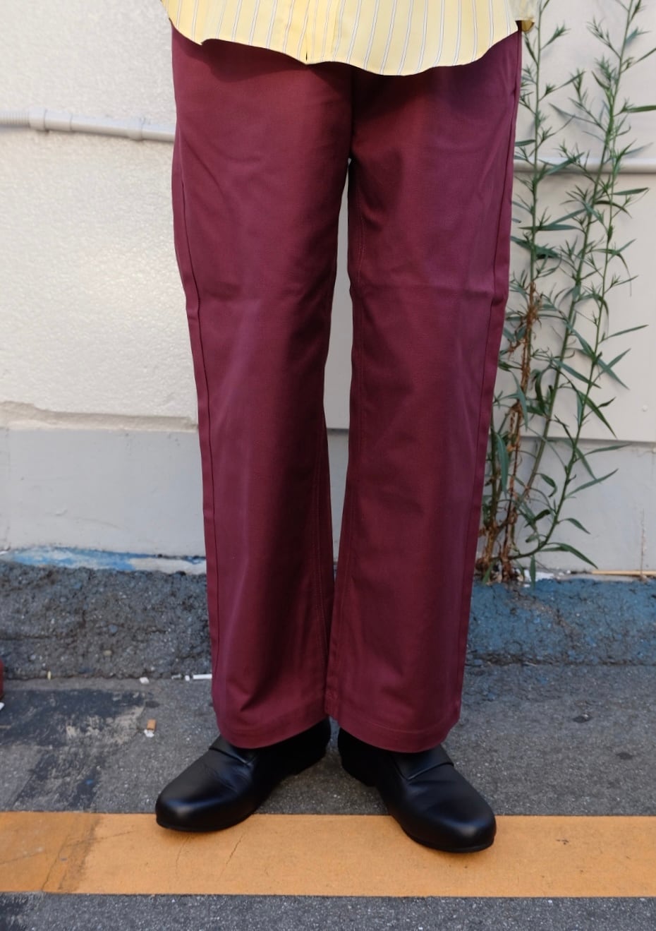 weac.（ウィーク）FRENCHWORK WIDE PANTS フレンチワークワイドパンツ