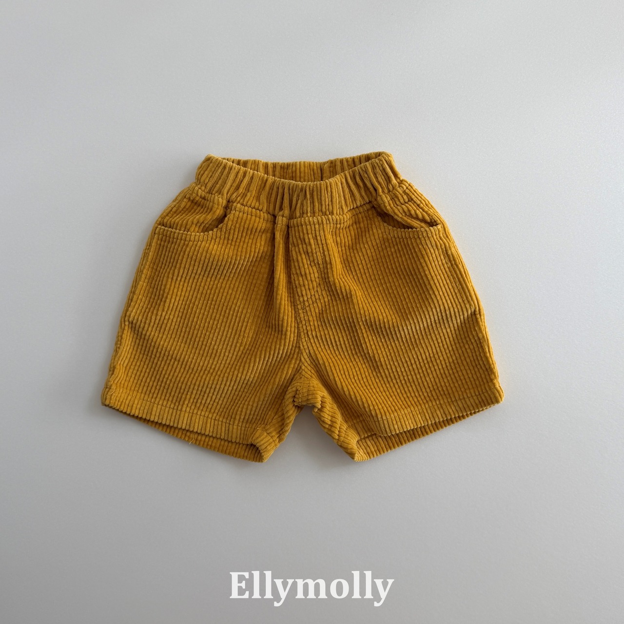 【取寄/韓国直送】Elly molly ソーダコーデュロイ5部パンツ｜秋服｜韓国子供服｜26/AT