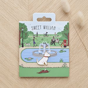 英国犬ピンバッジ【ウェスティ】 Sweet William 90410-WESTIE | 英国