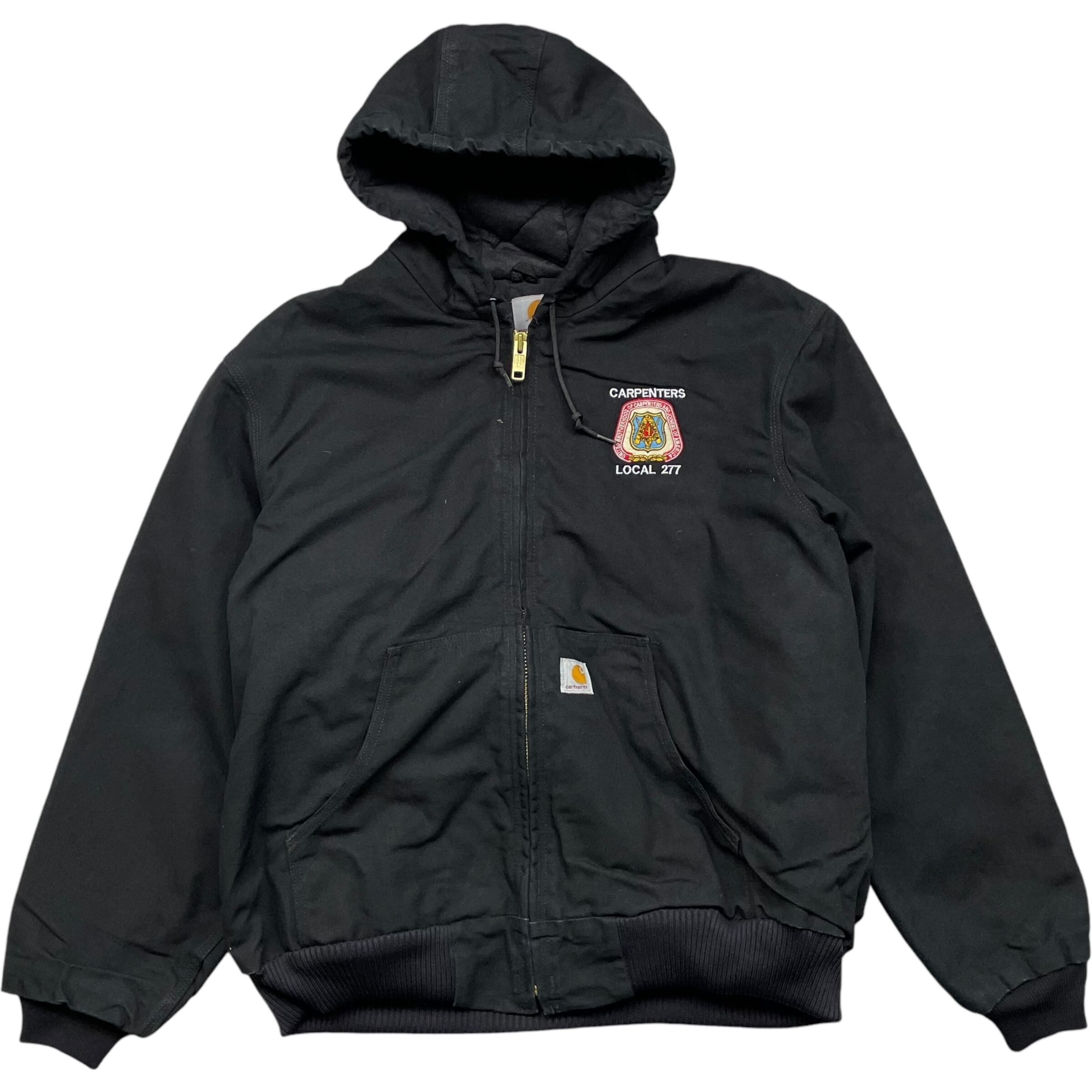 《XL》 Carhartt カーハート アクティブジャケット ダックジャケット 刺繍 ブラック no.4753