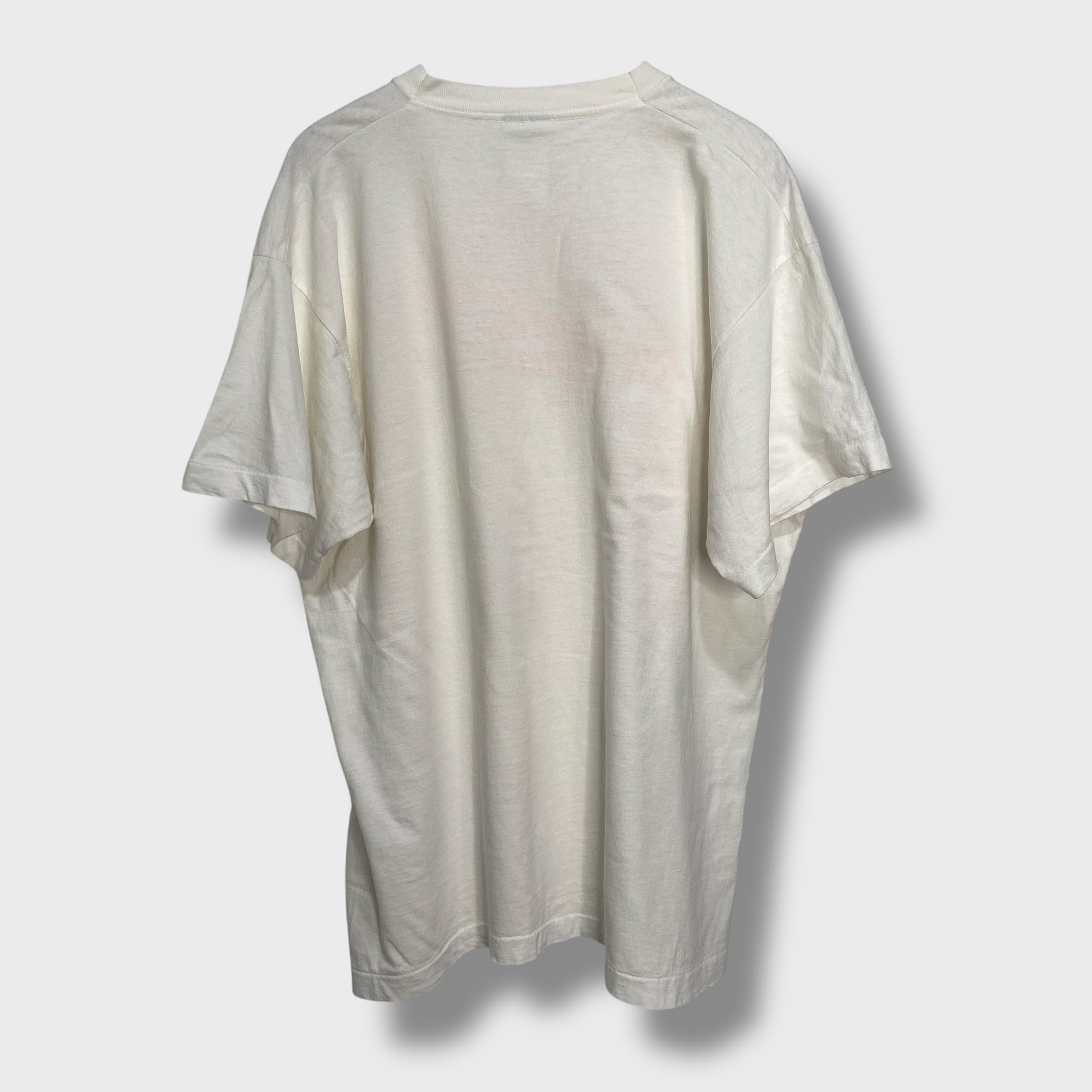 90s Newport ニューポート タバコ銘柄 プリントTシャツ ホワイト L