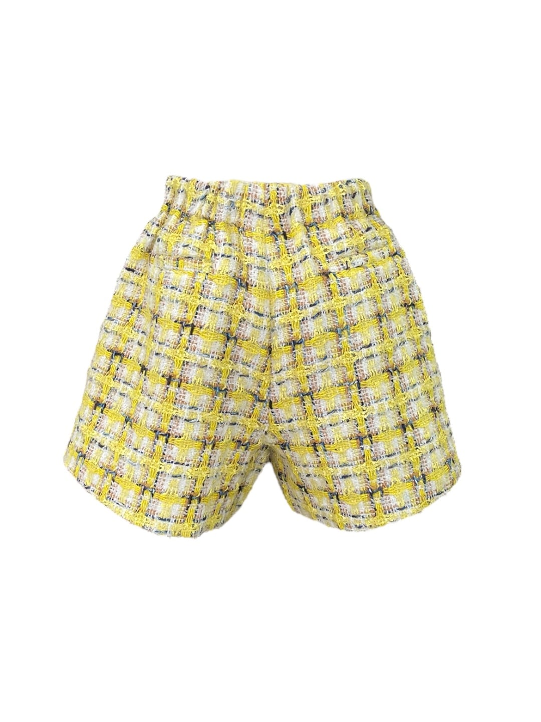 ツイードショートパンツ yellow | amin pur