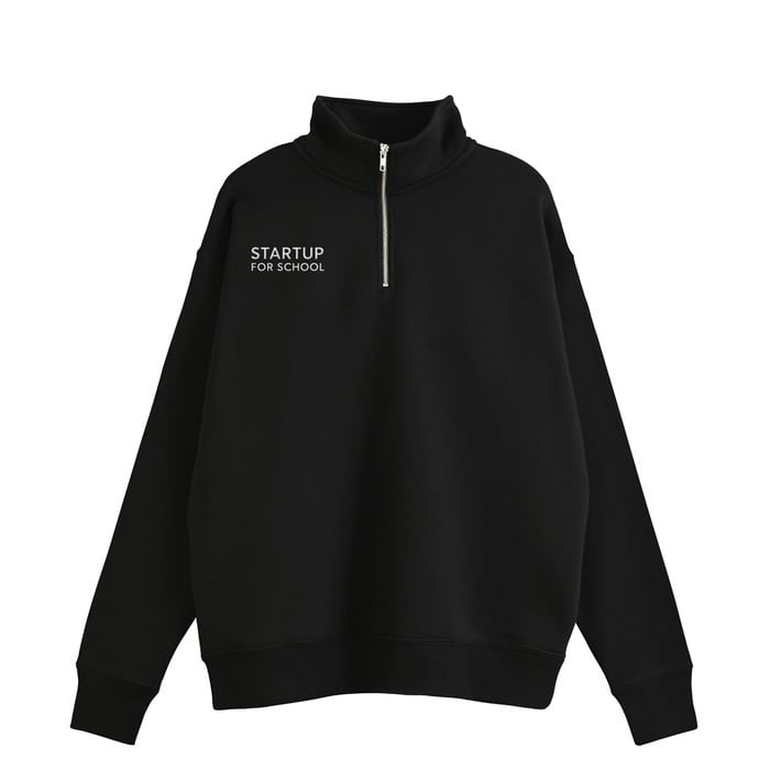 Startup for School 公式ジップスウェット