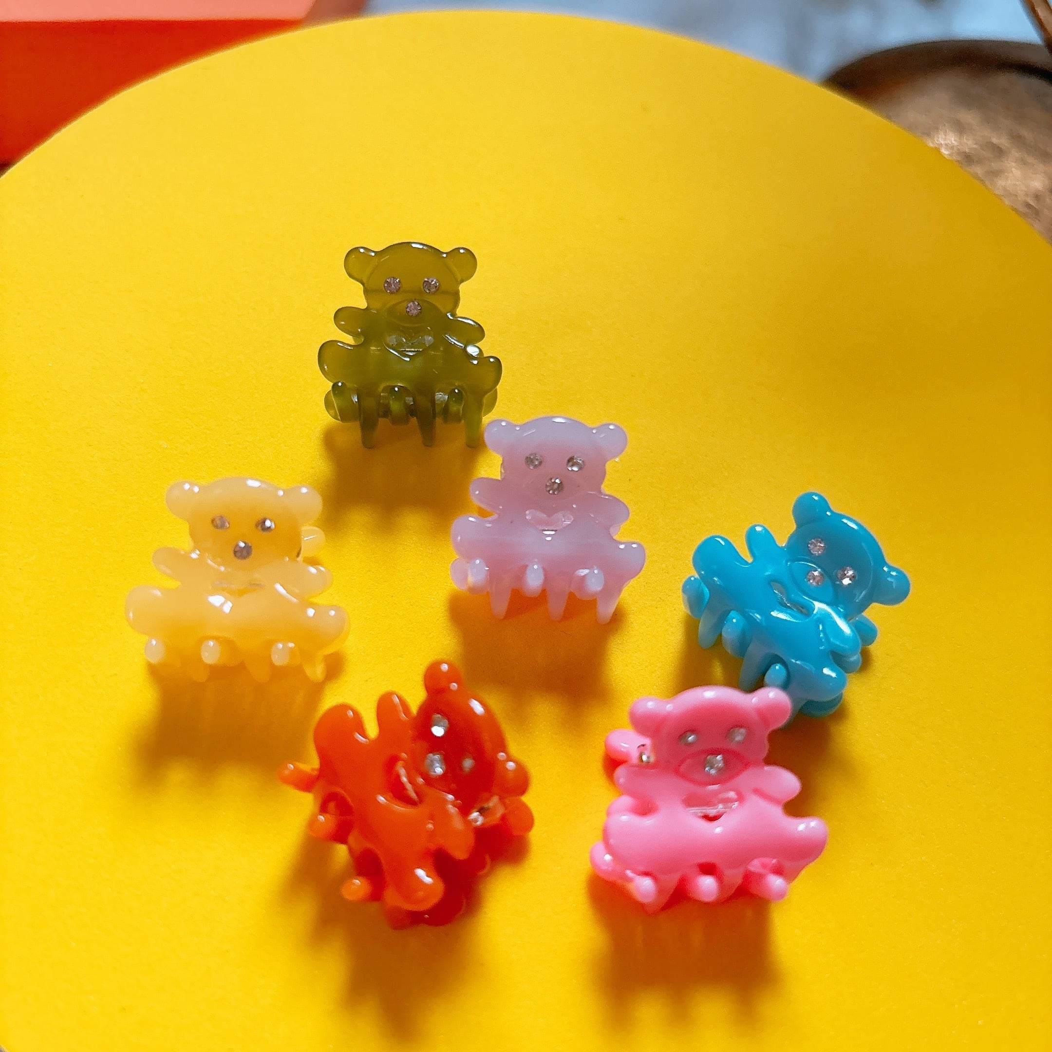 グミベア ミニヘアクリップ | 動物や生き物のヘアアクセサリー屋さん