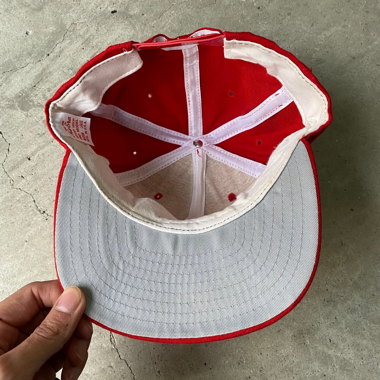60年代 ビンテージ USA製 NEW ERA ニューエラ ロゴ ベースボール 