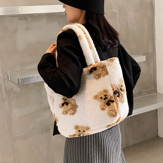 オータムウィンターショルダーバッグ 秋物 冬物 トートバッグ 手作りハンドバック86030481769