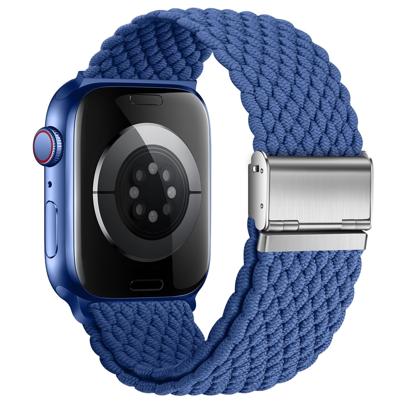 ブレイデッドソロループ アビスブルー 45mm サイズ8 Apple Watch