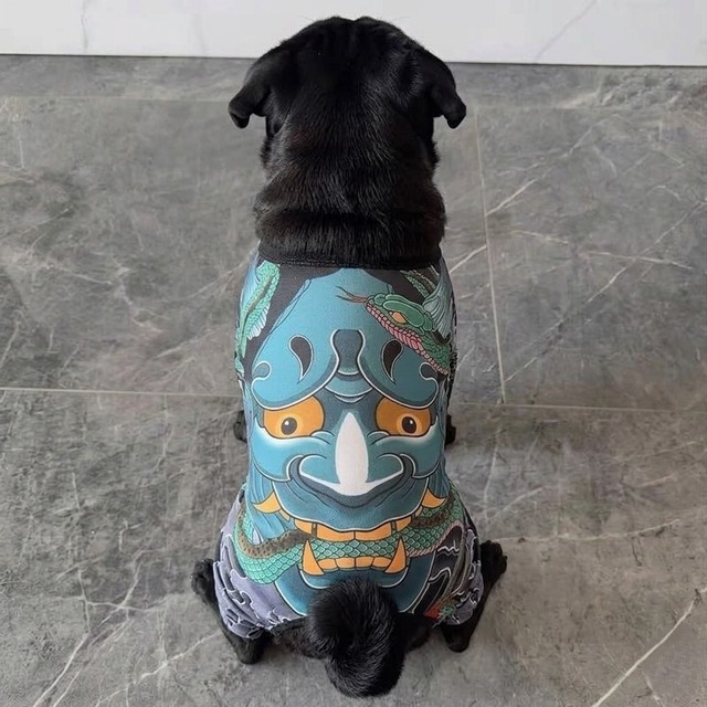 Dog wear  -demon mask-　　t-item-0506
