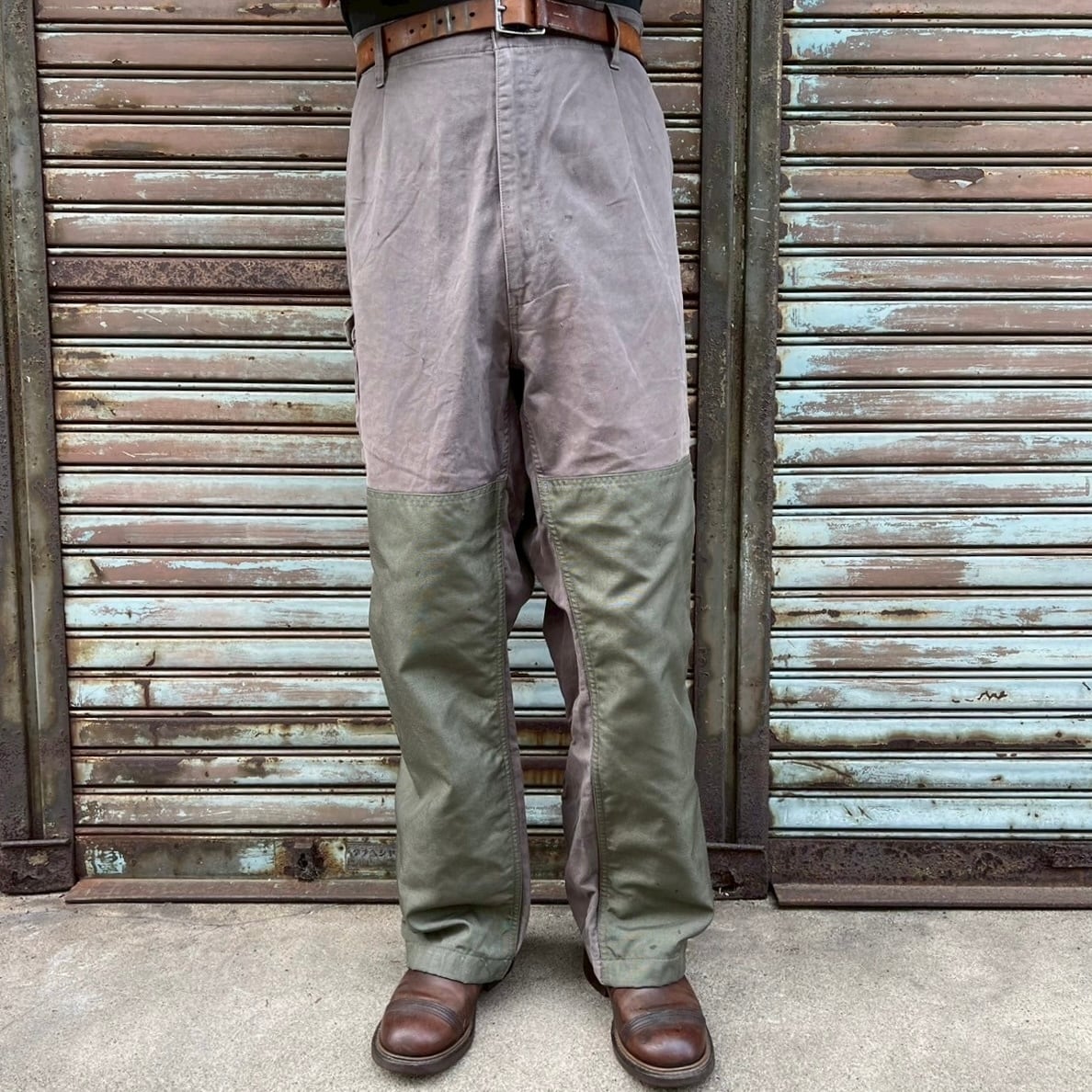 【King Gee】ユーロワークパンツ　カーゴパンツ　ユーロヴィンテージ ユーロ ユーロワークパンツ ワークパンツ カーゴパンツ ブルー系