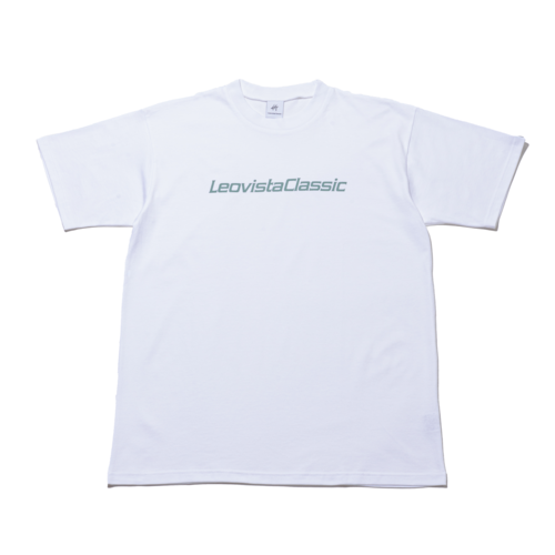 LC丨オフコートTシャツ Leovista Classicロゴ（WHT✖️GRN）