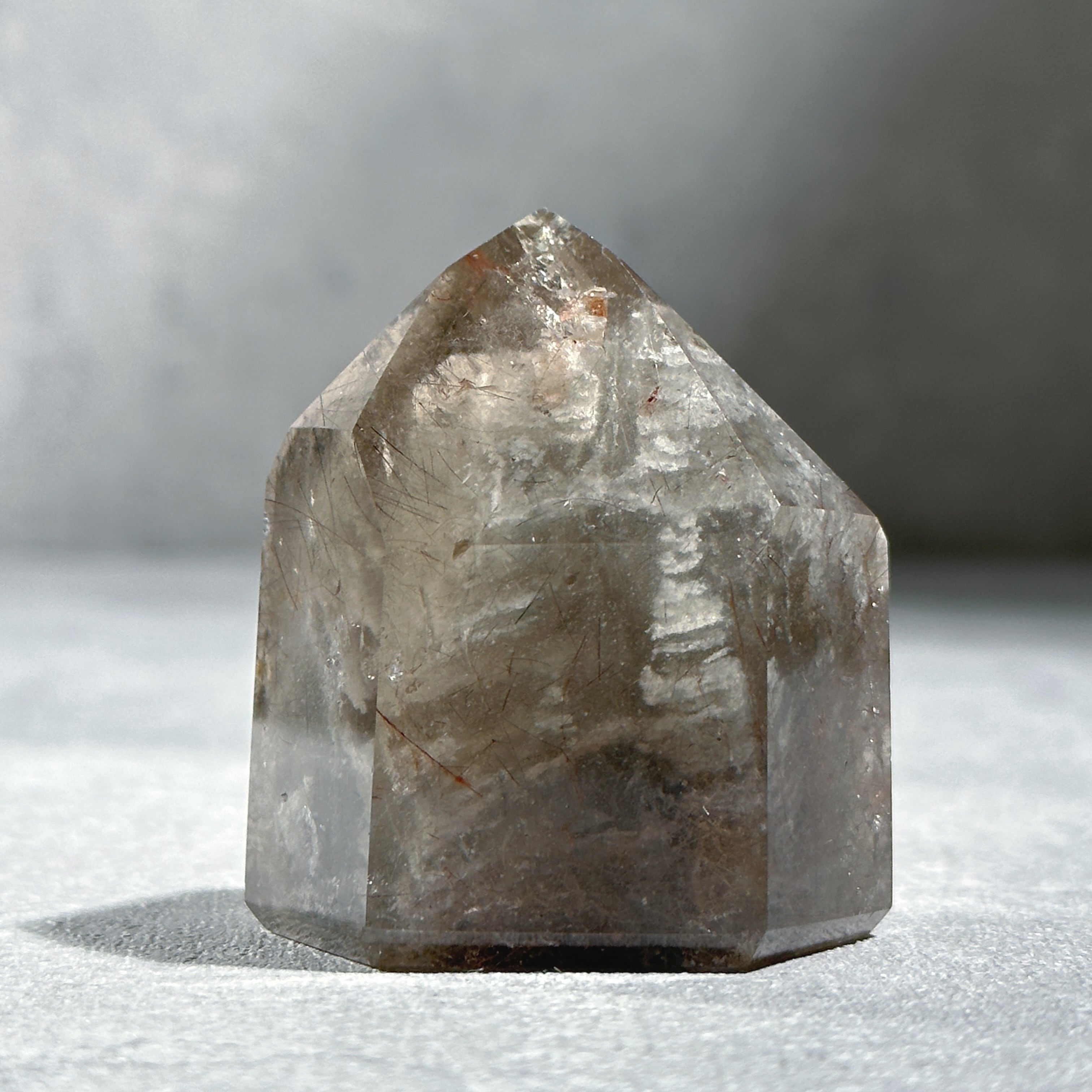高透明ガーデンクォーツタワー天然石 ミナスジェライス産千層ガーデンクォーツ タワー24◇ Garden quartz
