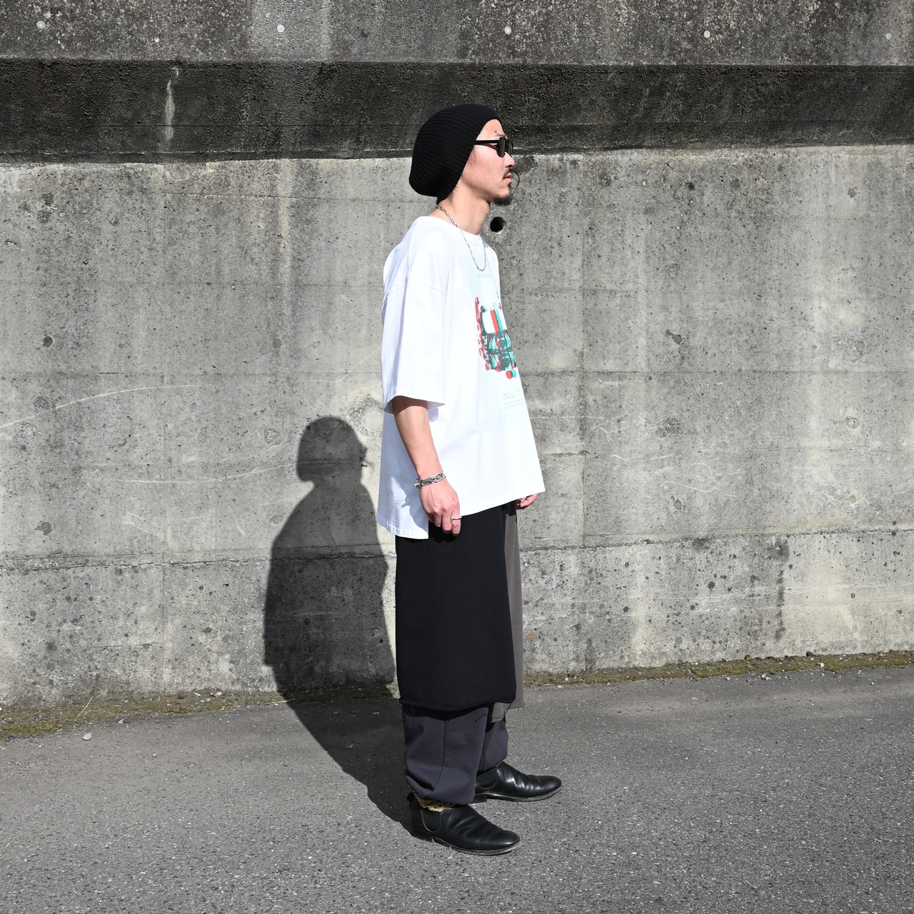 Leh / Hoodie Layered Shirts コーディネート