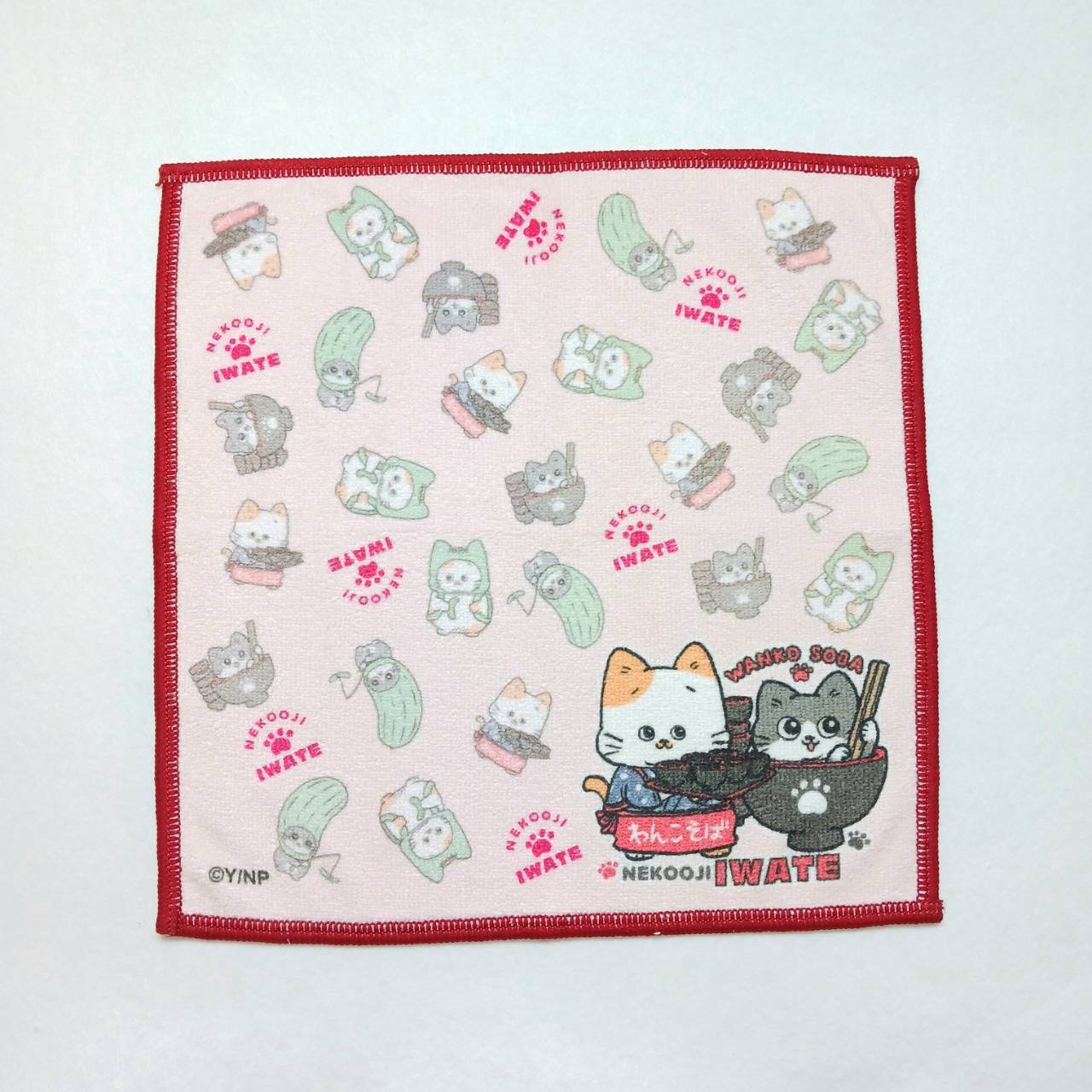 ねこに転生したおじさん岩手 ハンカチ | TORCH-Online Shop-