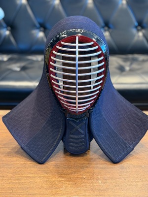 【黒閃Z 人工皮面 ✨2026年新商品✨数量限定の激アツ予約販売✨】【面サイズ64〜72】スーパー試合用防具『黒閃Z 青』6㎜✨人工皮　面　