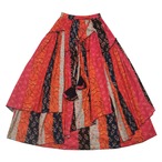 Bohemian Mosaic Maxi Skirt  I25147