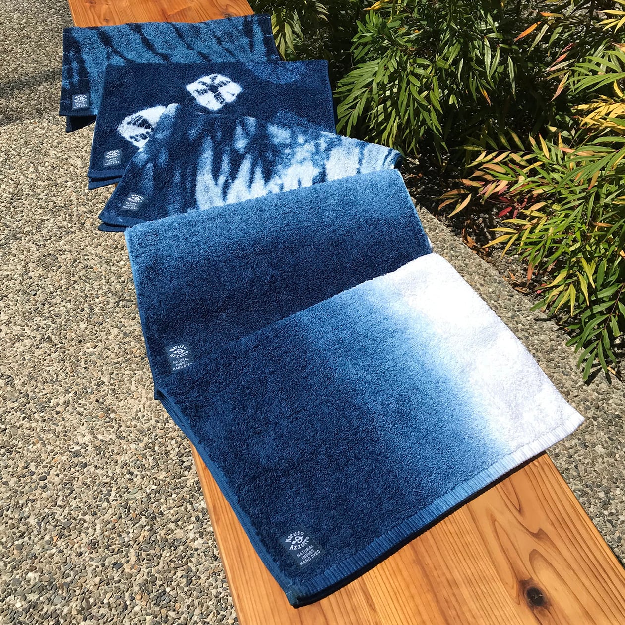 阿波藍正藍染めタオル | STUDIO N2