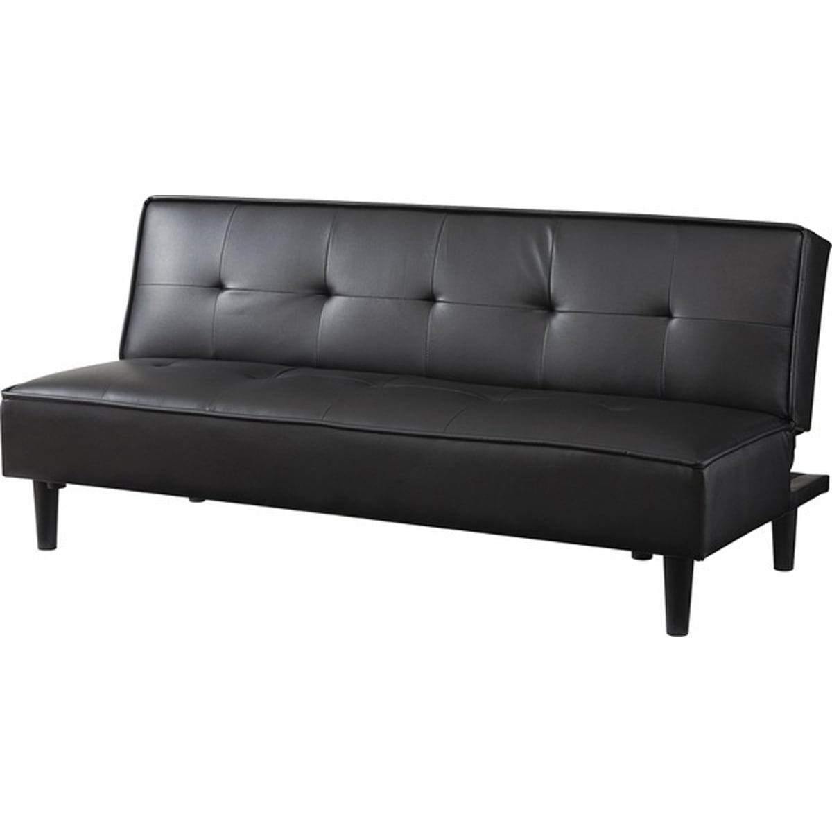 ソファベッド 木フレーム Sバネ ウィービングベルト 合皮 脚部 ポリプロピレン