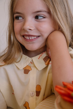 【即納】Studio Boheme Paris SHIRT VOILE BRIOCHE PARISIENNE