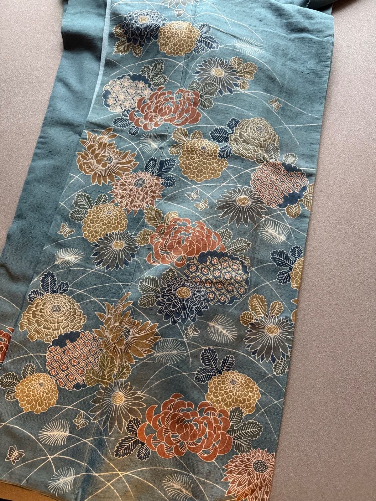 名古屋帯　ひげ紬　花　作家もの 名古屋帯 ひげ紬 花 作家もの | ゆきもの屋