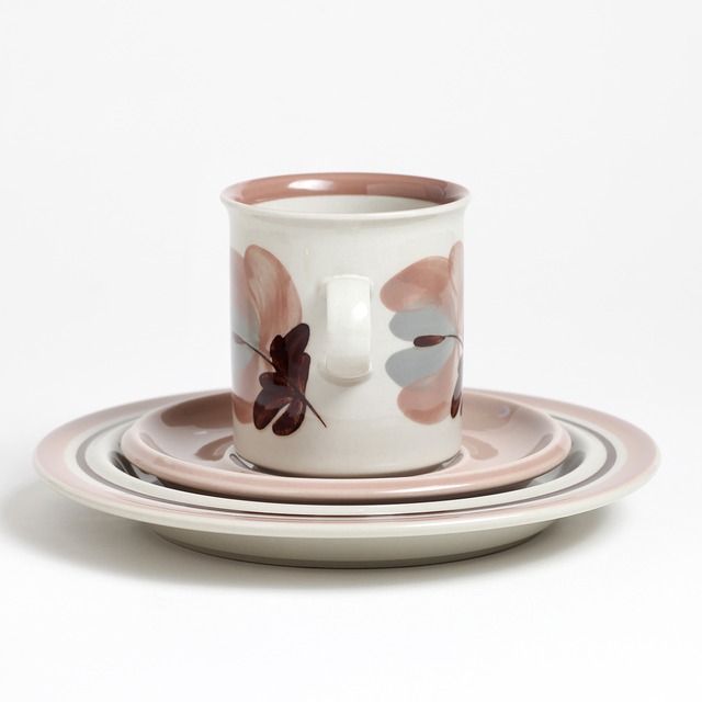ARABIA アラビア Koralli コラーリ コーヒーカップ＆ソーサー、プレート 3点セット - 1 北欧ヴィンテージ