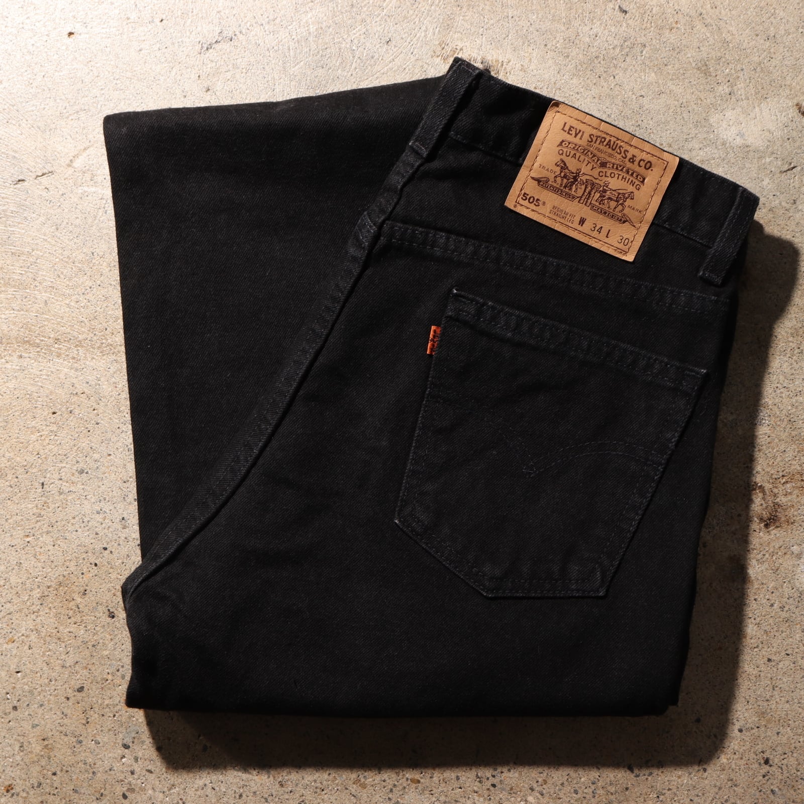 Mint Condition 34×30 505 USA オレンジタブ Levi's サルファー