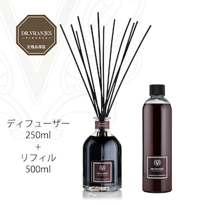 ROSSO NOBILE  ディフューザー 250ml + Refill 500ml set ［ Dr. Vranjes ］