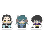 選手キャラクターセット　ダイカットステッカー