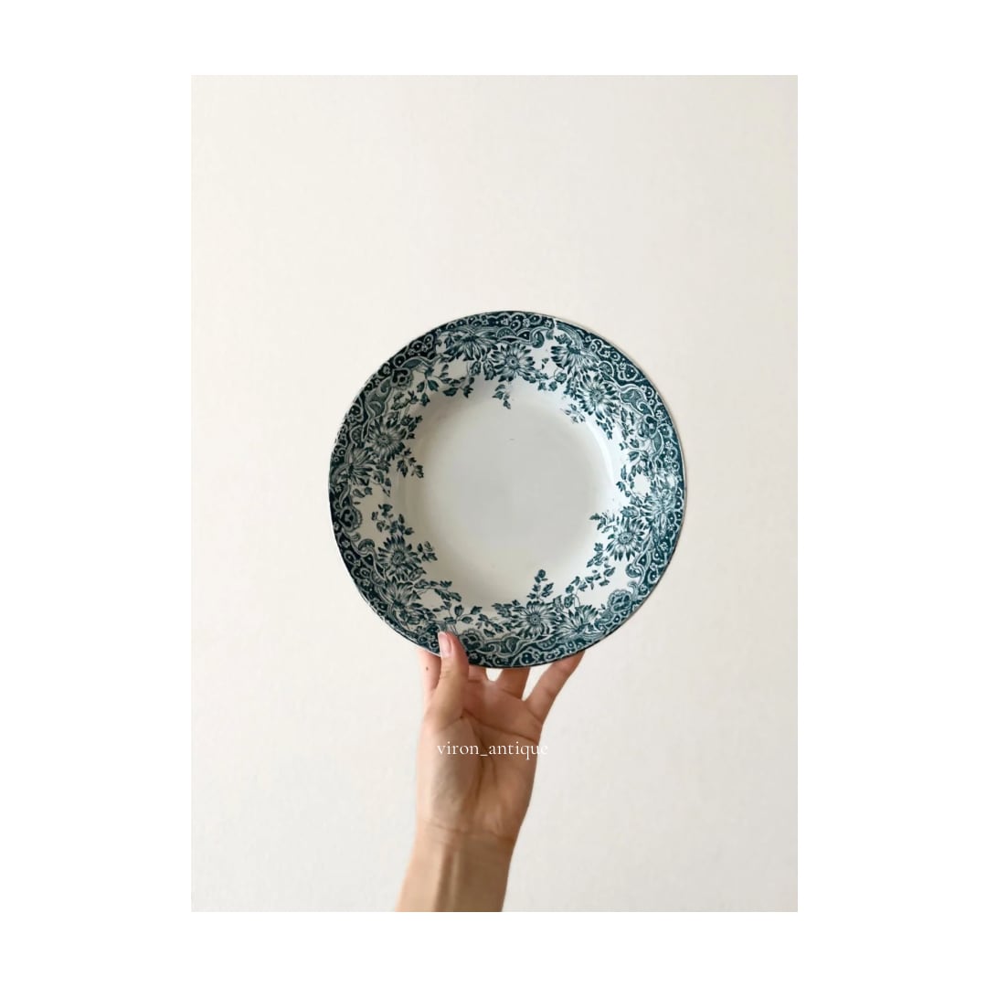 Saint amand サンタマン / “Lucerne” オリエンタルな深皿プレート a