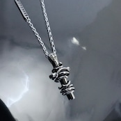THORNY CROSS #1 NECKLACE with GODSIZE® I.D. TAG / ソーニークロス#1ネックレス ゴッドサイズ® I.D.タグ