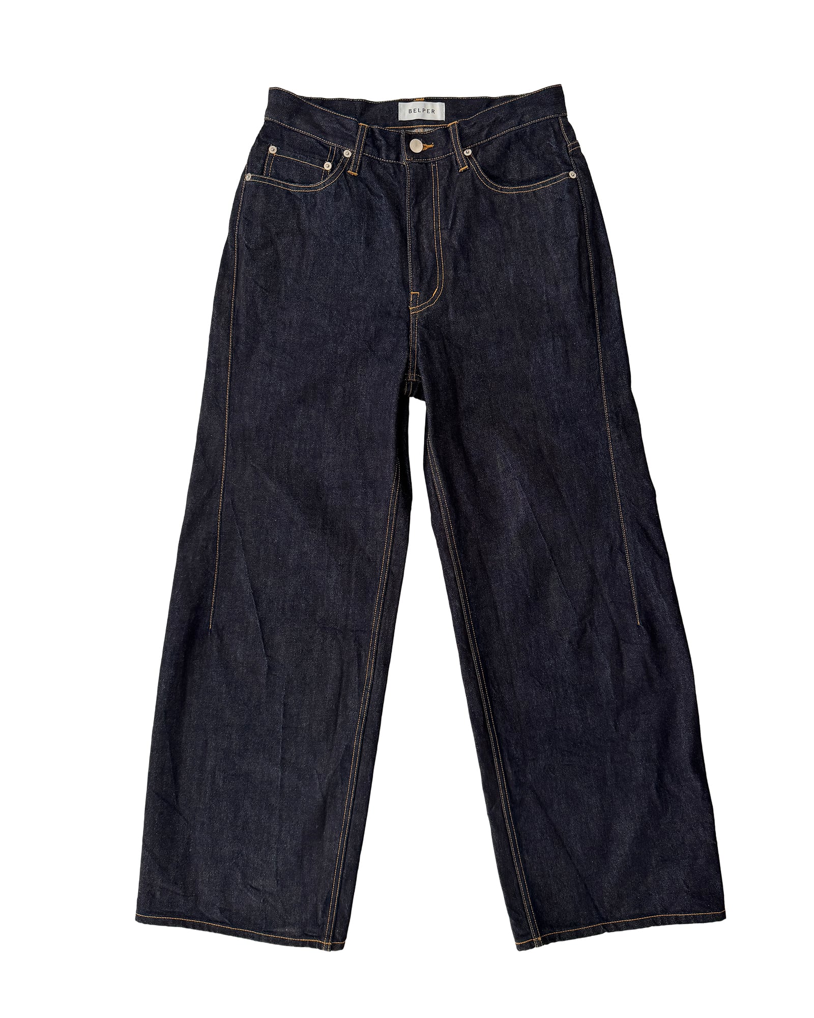 【 BELPER 】27SS PRE ODER "REGULSR DENIM PANTS RINSE"(デポジット30%表記)