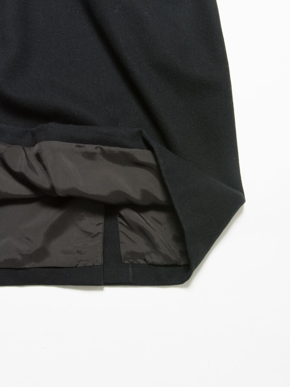 【Yves Saint Laurent】Wool-nylon 2tuck classic skirt（イヴ・サンローラン ウールナイロン2タックペンシルスカート）1d