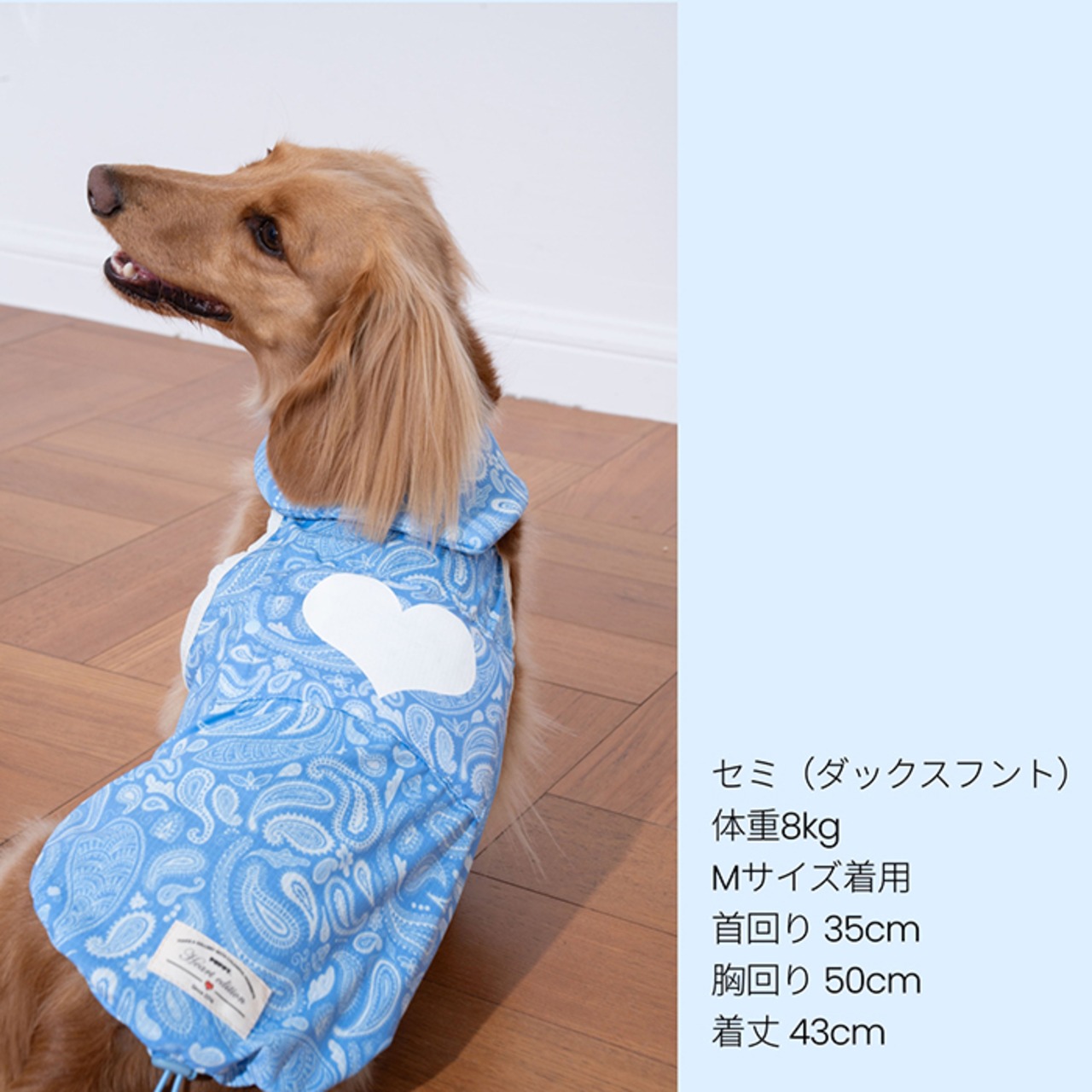 【puppygallery公式】Paisley Lover cooling bandana blue Ｓ-2XL